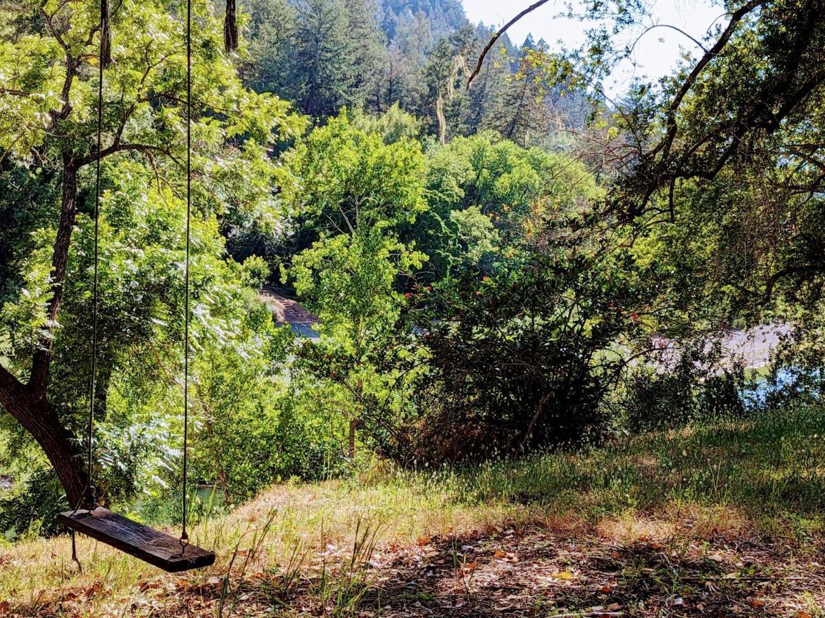 Rivers Breeze Relaxing Riverside Cabin With Private Suite Kayaks Healdsburg Eksteriør billede