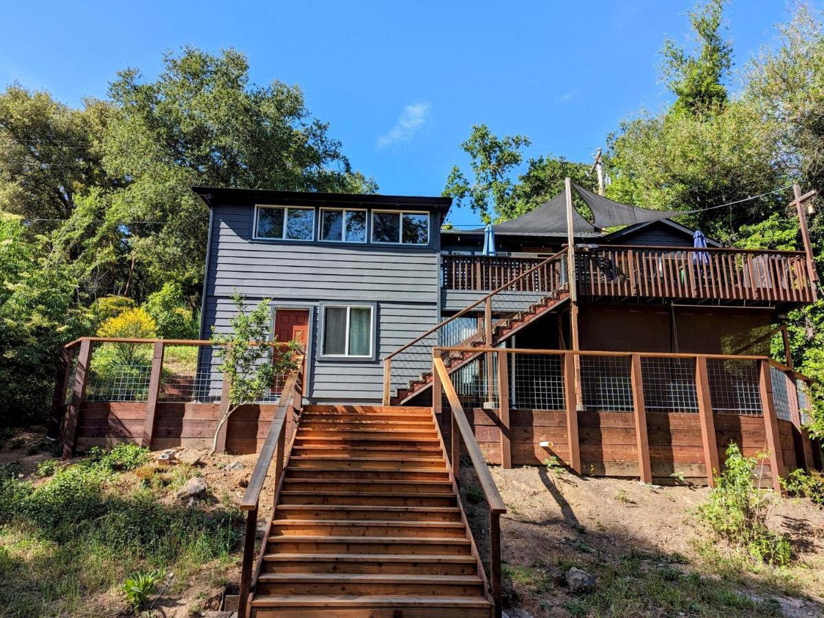 Rivers Breeze Relaxing Riverside Cabin With Private Suite Kayaks Healdsburg Eksteriør billede