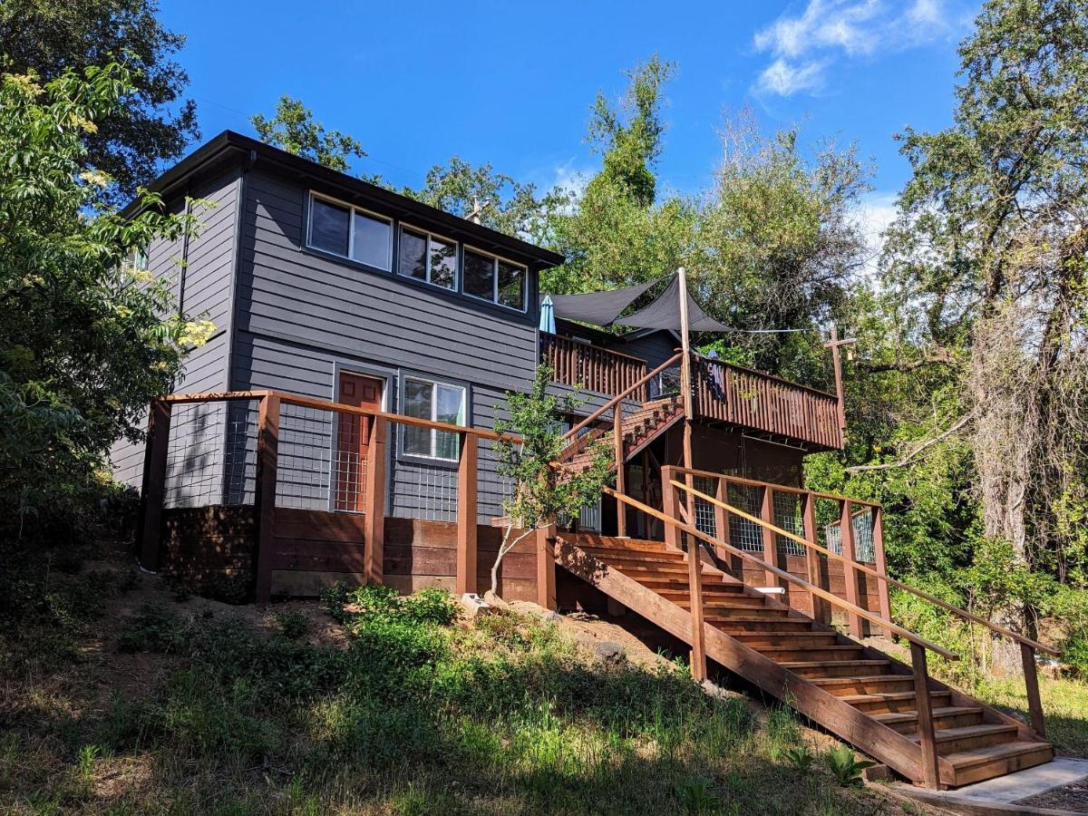 Rivers Breeze Relaxing Riverside Cabin With Private Suite Kayaks Healdsburg Eksteriør billede