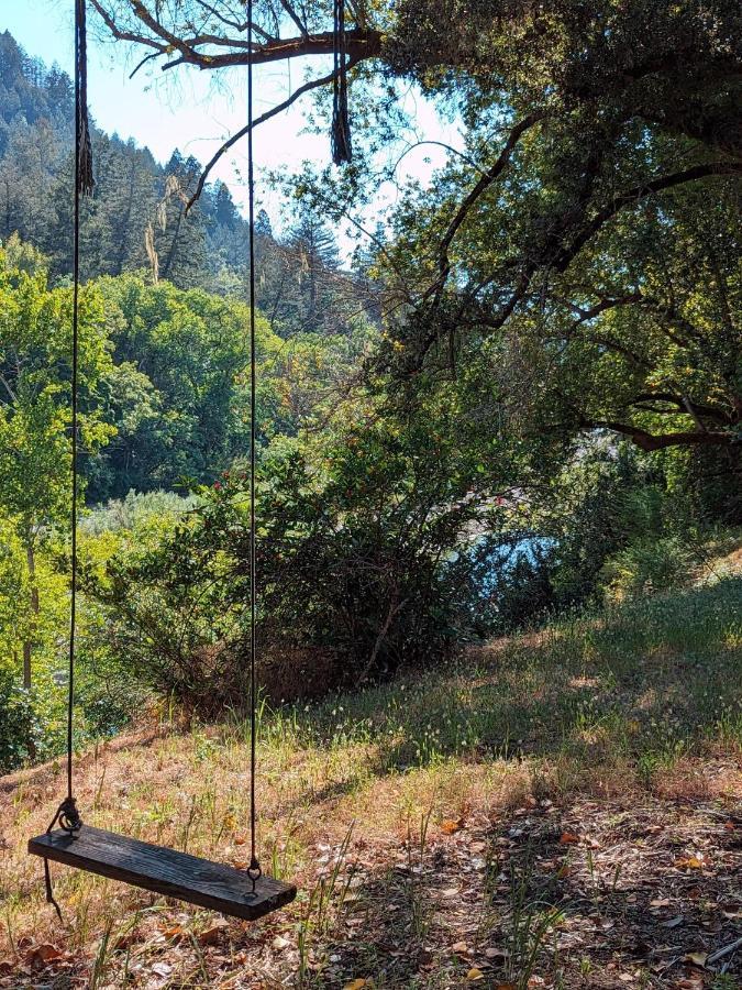 Rivers Breeze Relaxing Riverside Cabin With Private Suite Kayaks Healdsburg Eksteriør billede